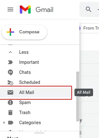 how to access archived gmail
