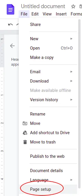 how to delete a blank page in google docs