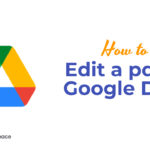 How to Edit a pdf in Google Drive