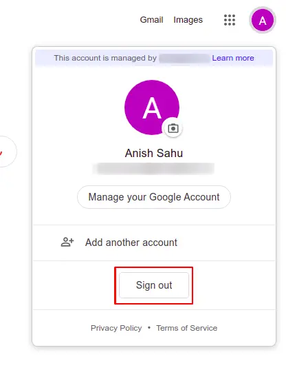 How to change default Google account on Chrome