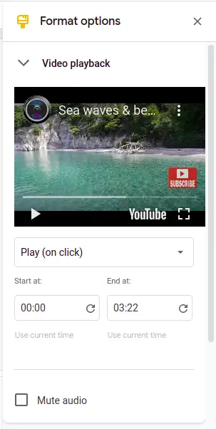 How to add videos to Google Slides