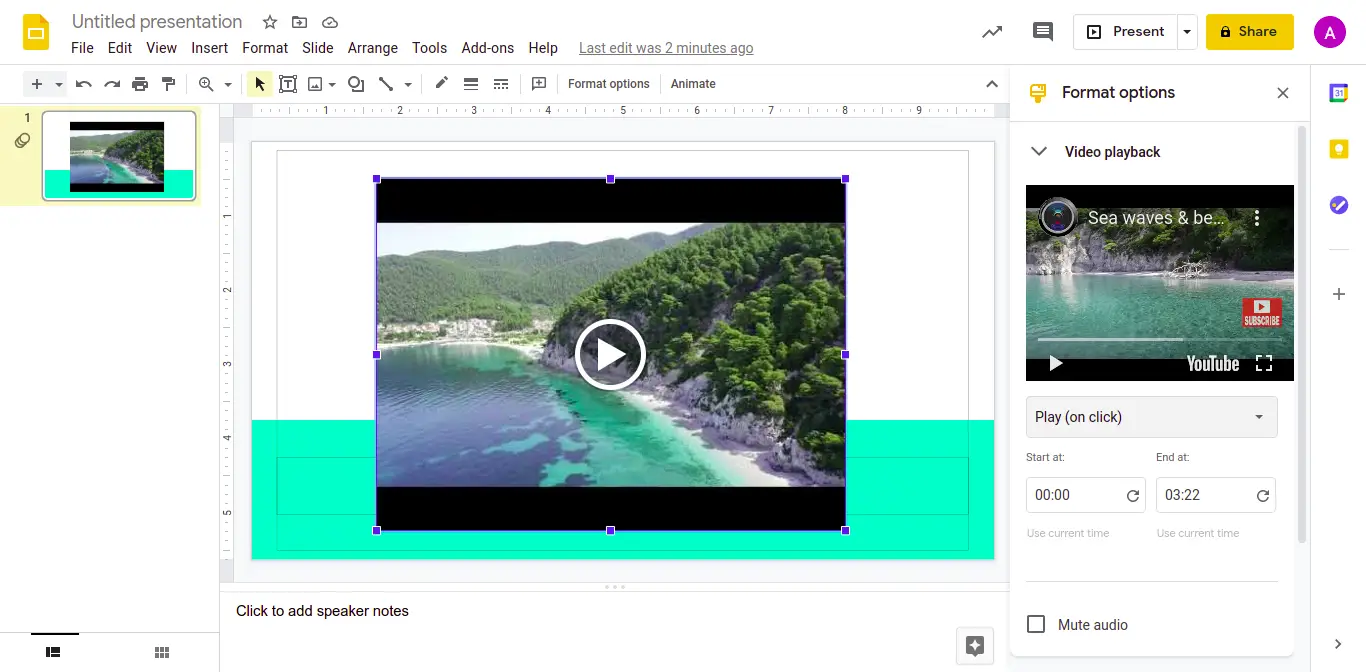 How to add videos to Google Slides