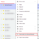 How to sort Gmail by sender