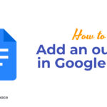 How to Add an outline in Google Docs