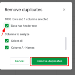 How To remove duplicates in Google Sheets
