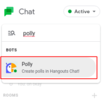 How to create a poll on Google Chat