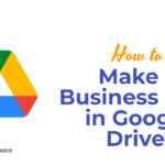 How to Make a Business Card in Google Drive?
