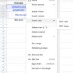 How to Remove Hyperlinks in Google Sheets?