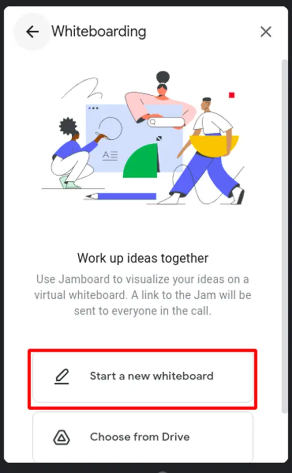 How To Use A Whiteboard In Google Meet