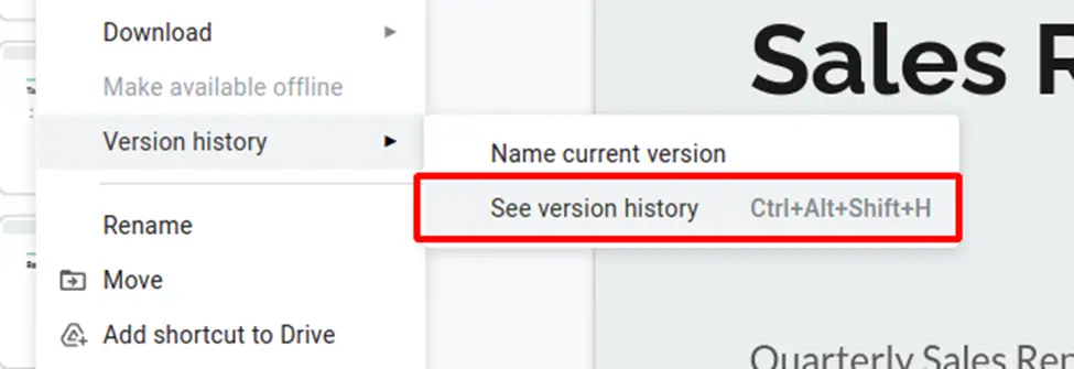 How to Check Version History in Google Slides