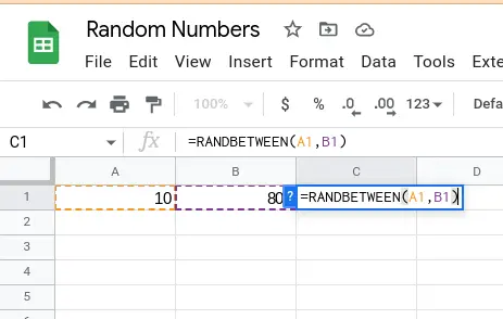 How To Generate Random Number In Google Sheets
