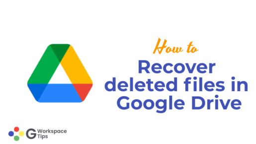 Recover deleted files in Google Drive