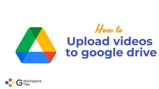 Upload videos to google drive