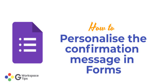 Personalise the confirmation message in Forms