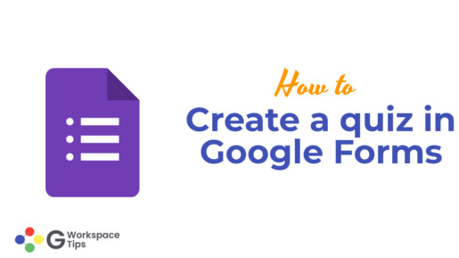 Create a quiz in Google Forms