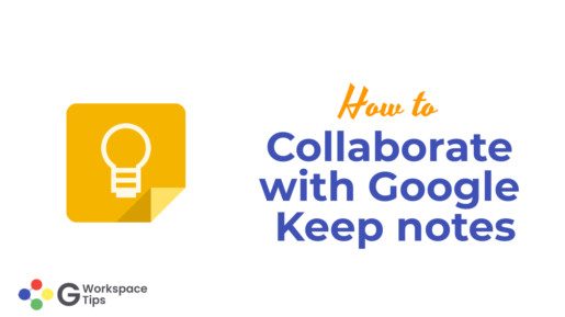 Collaborate with Google Keep notes