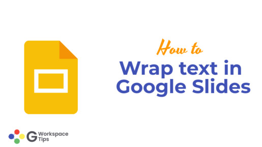 Wrap text in Google Slides