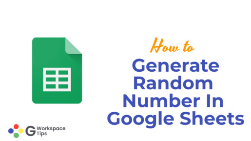 How To Generate Random Number In Google Sheets