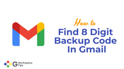 How To Find 8 Digit Backup Code In Gmail