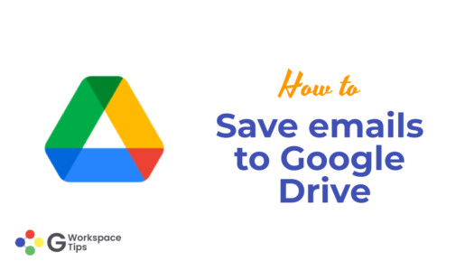 How to save emails to Google Drive