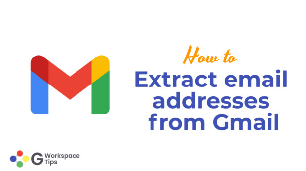 extract email addresses from Gmail