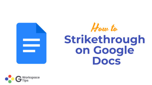 Strikethrough on Google Docs