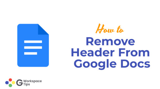 Remove Header From Google Docs