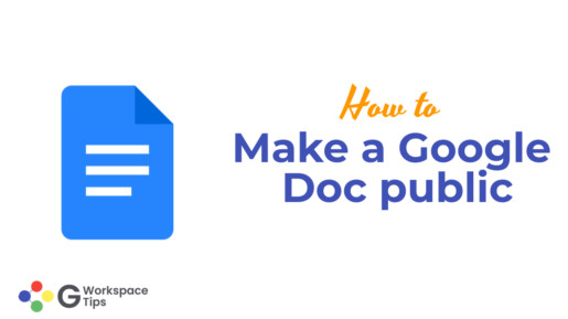 Make a Google Doc public