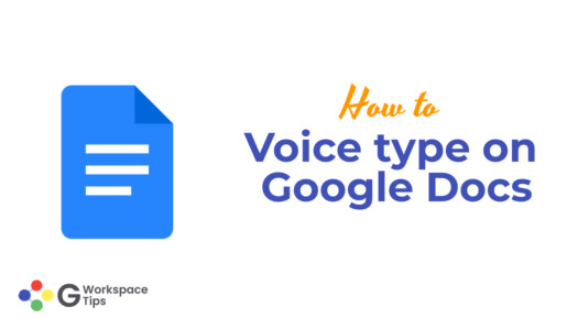 Voice type on Google Docs