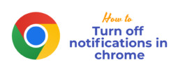 Turn off notifications in chrome