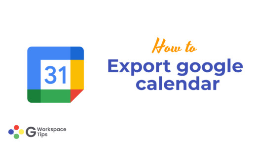 Export google calendar
