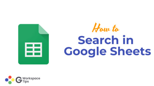 search in Google Sheets