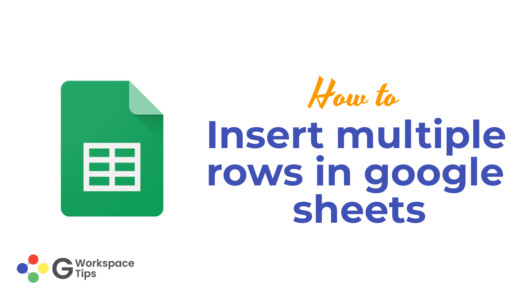 insert multiple rows in google sheets