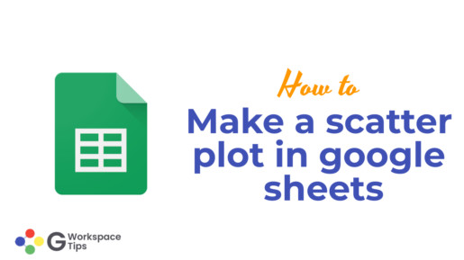 make a scatter plot in google sheets