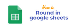 round in google sheets