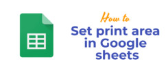 set print area in Google sheets