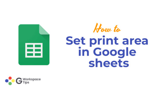 set print area in Google sheets