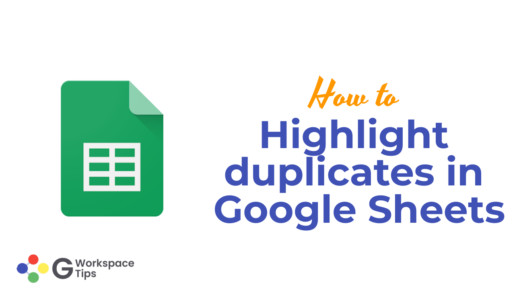highlight duplicates in Google Sheets