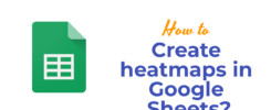 create heatmaps in Google Sheets?