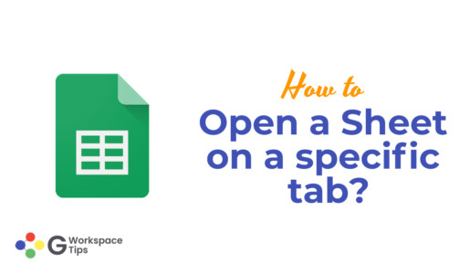 How to Open a Sheet on a specific tab
