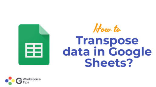 transpose data in Google Sheets